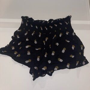 pineapple flowy shorts